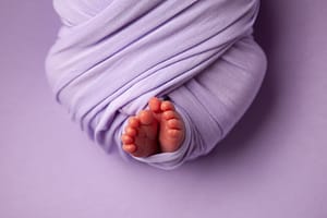 newborn fotoshoot voetjes